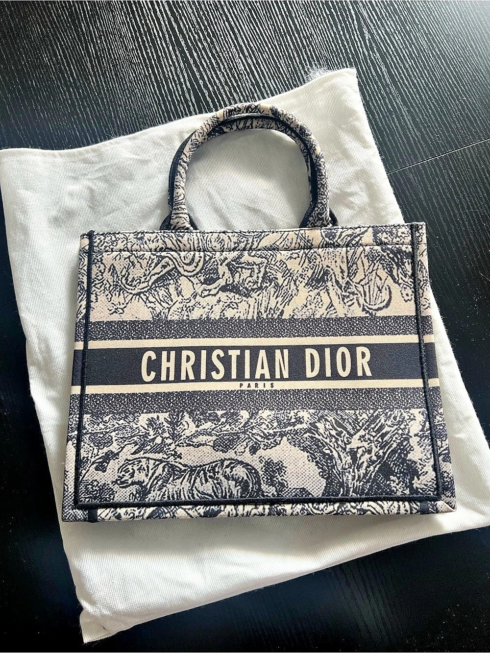 Replica Christian Dior Book Tote Toile de Jouy
